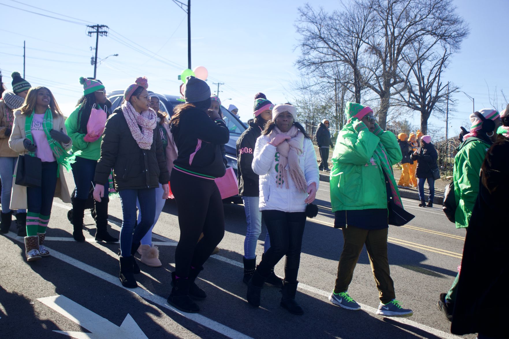 AKA marching